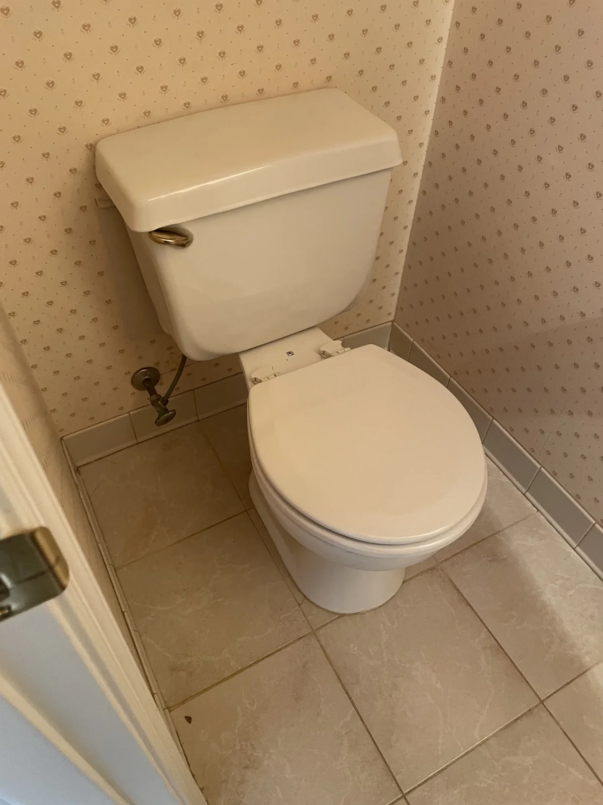 Half bath before renovation
